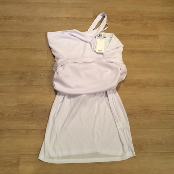 Women's One Shoulder Cutout Ruched Bodycon Dress - Picture 8 of 9